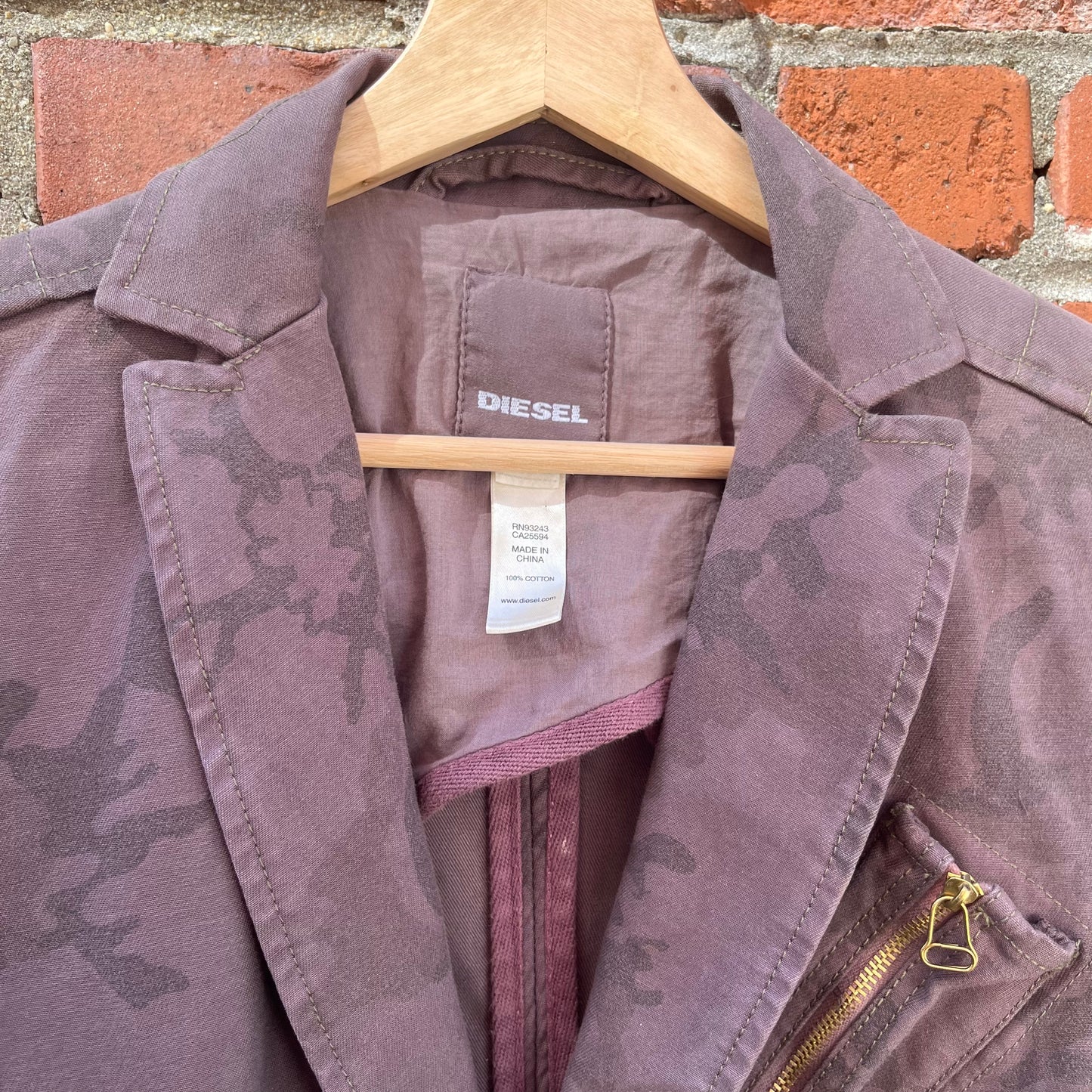 Purple Camo Diesel Jacket