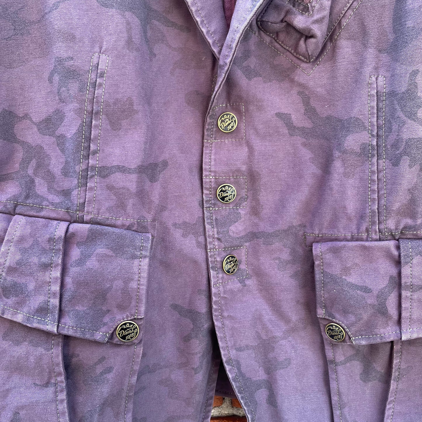 Purple Camo Diesel Jacket
