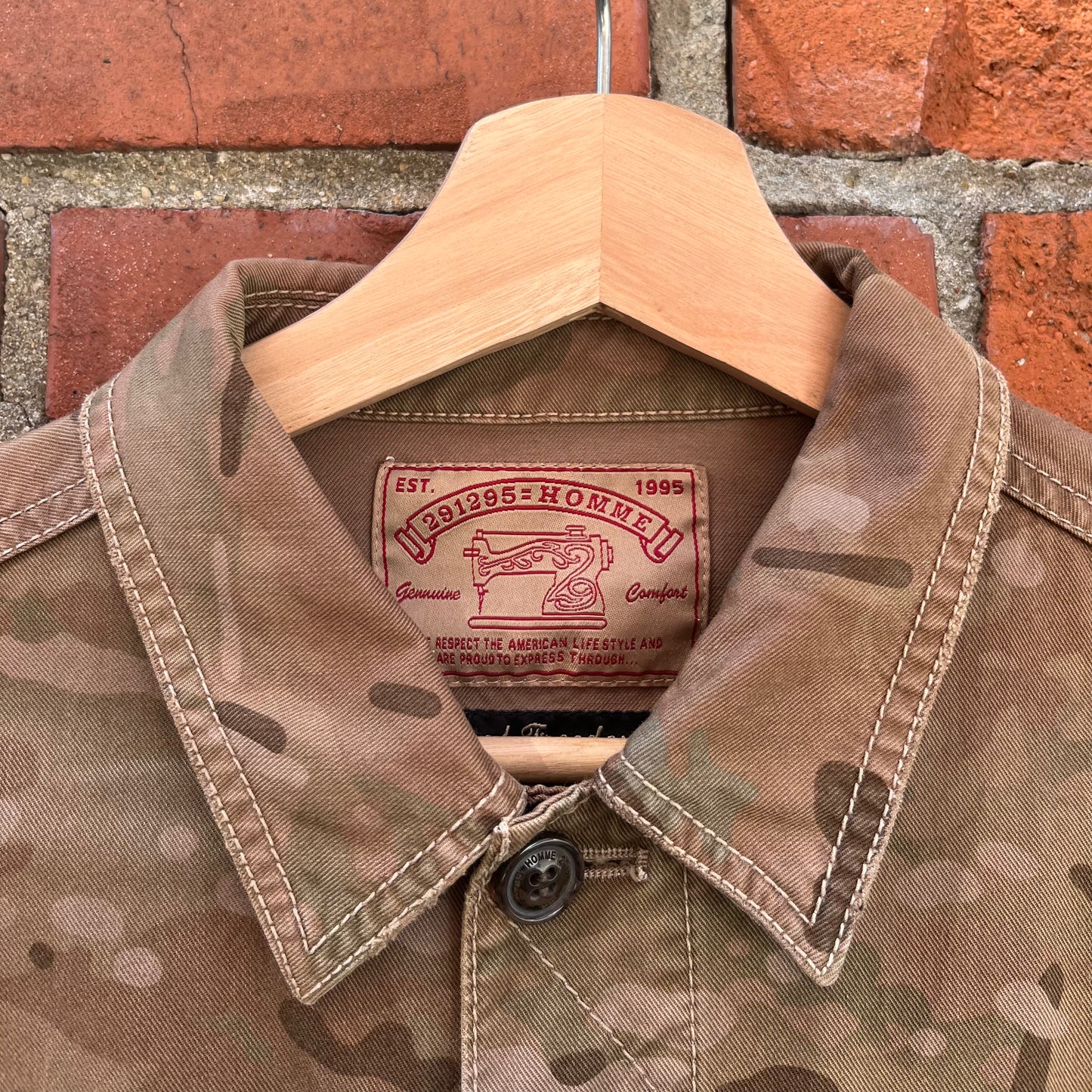 291295=Homme Camo Type 1 Jacket
