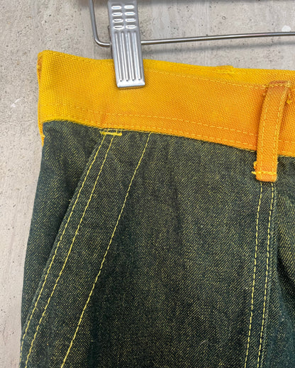 Long Shorts - Green Turmeric Denim 1/1