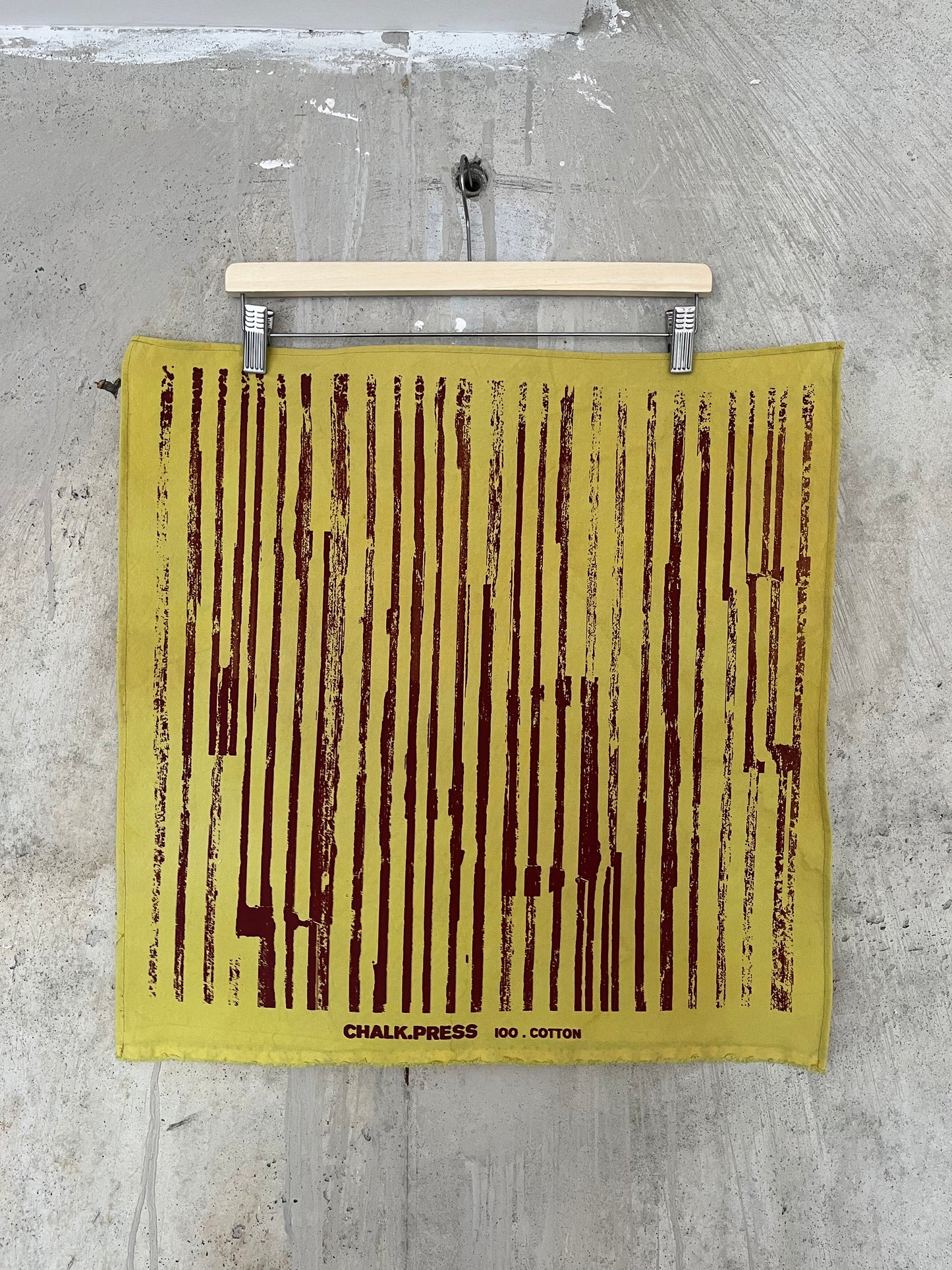 Bandana - Turmeric Stripe (Burgundy)