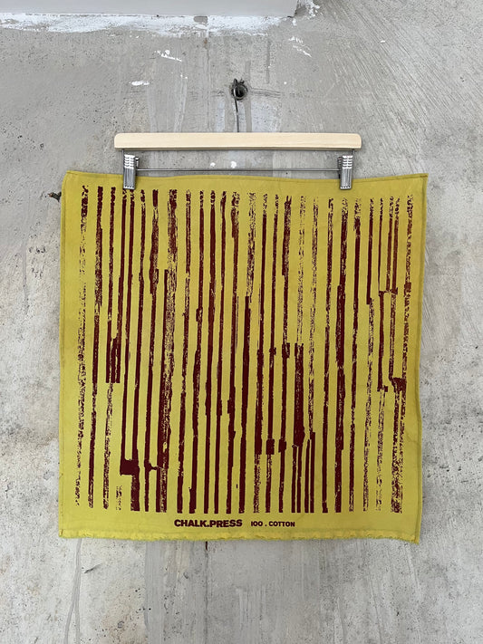 Bandana - Turmeric Stripe (Burgundy)