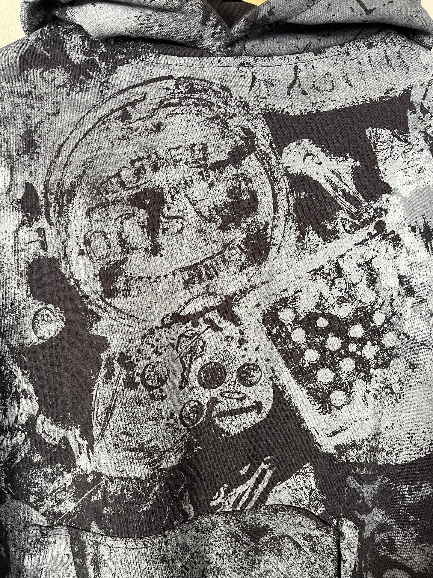 Scattered Surface Print Hoodie