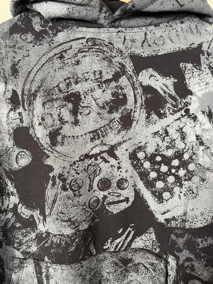 Scattered Surface Print Hoodie