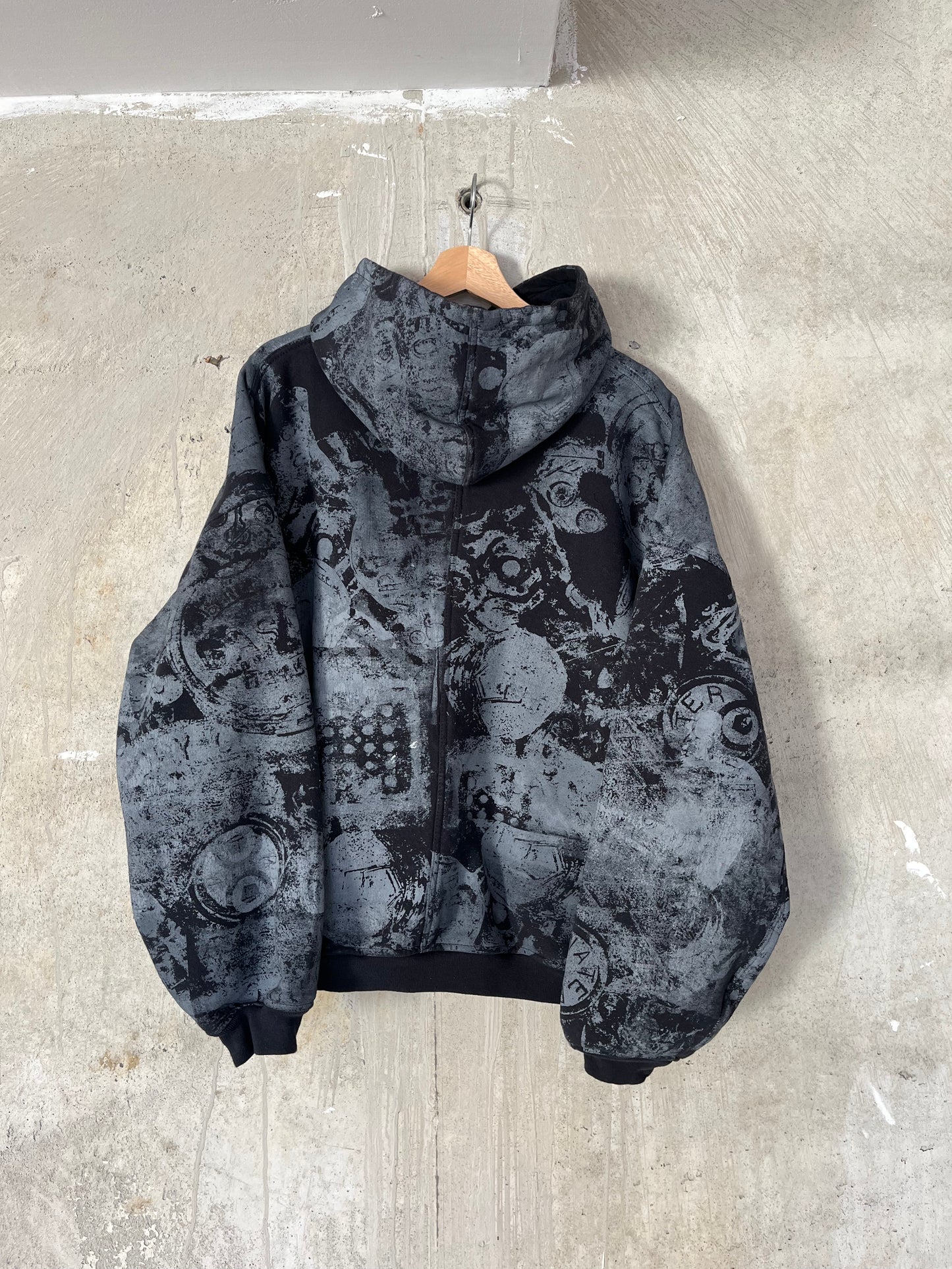 Scattered Surface Print Hoodie