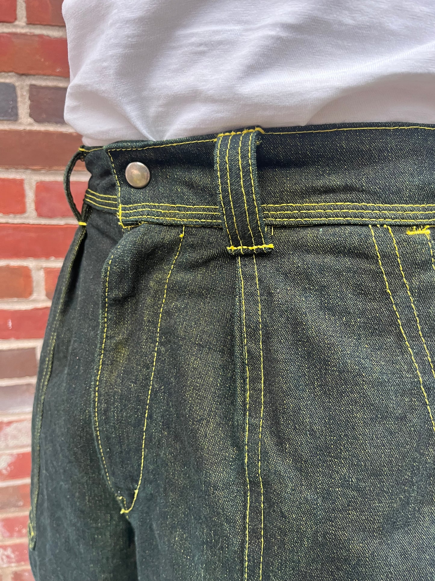 Dart Pocket Fatigue Pant - Turmeric Dyed Denim