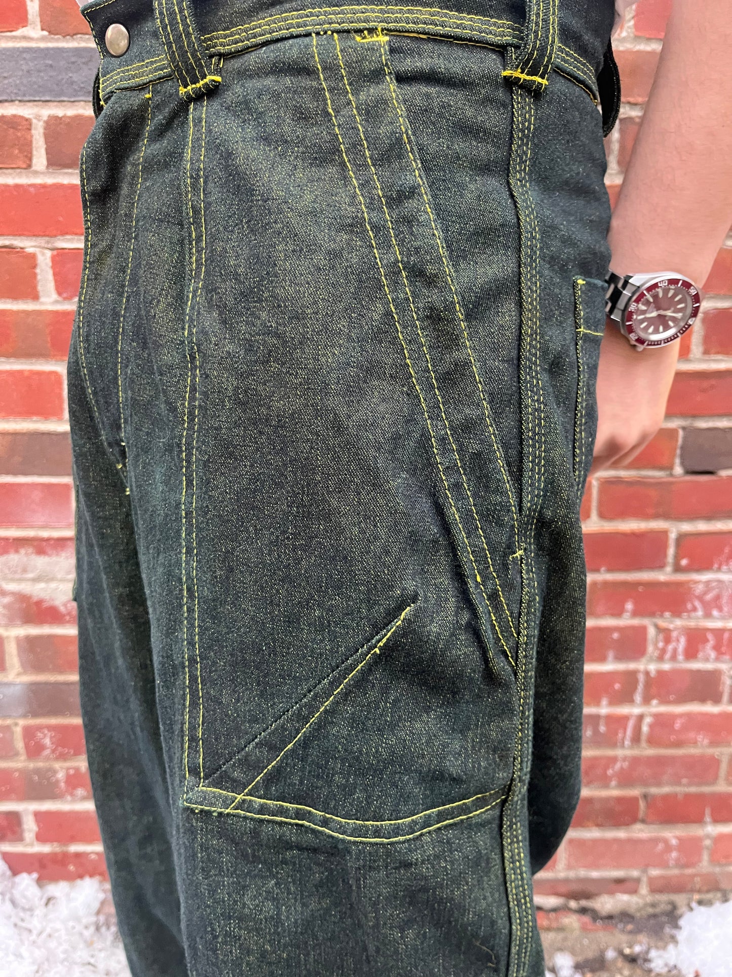 Dart Pocket Fatigue Pant - Turmeric Dyed Denim