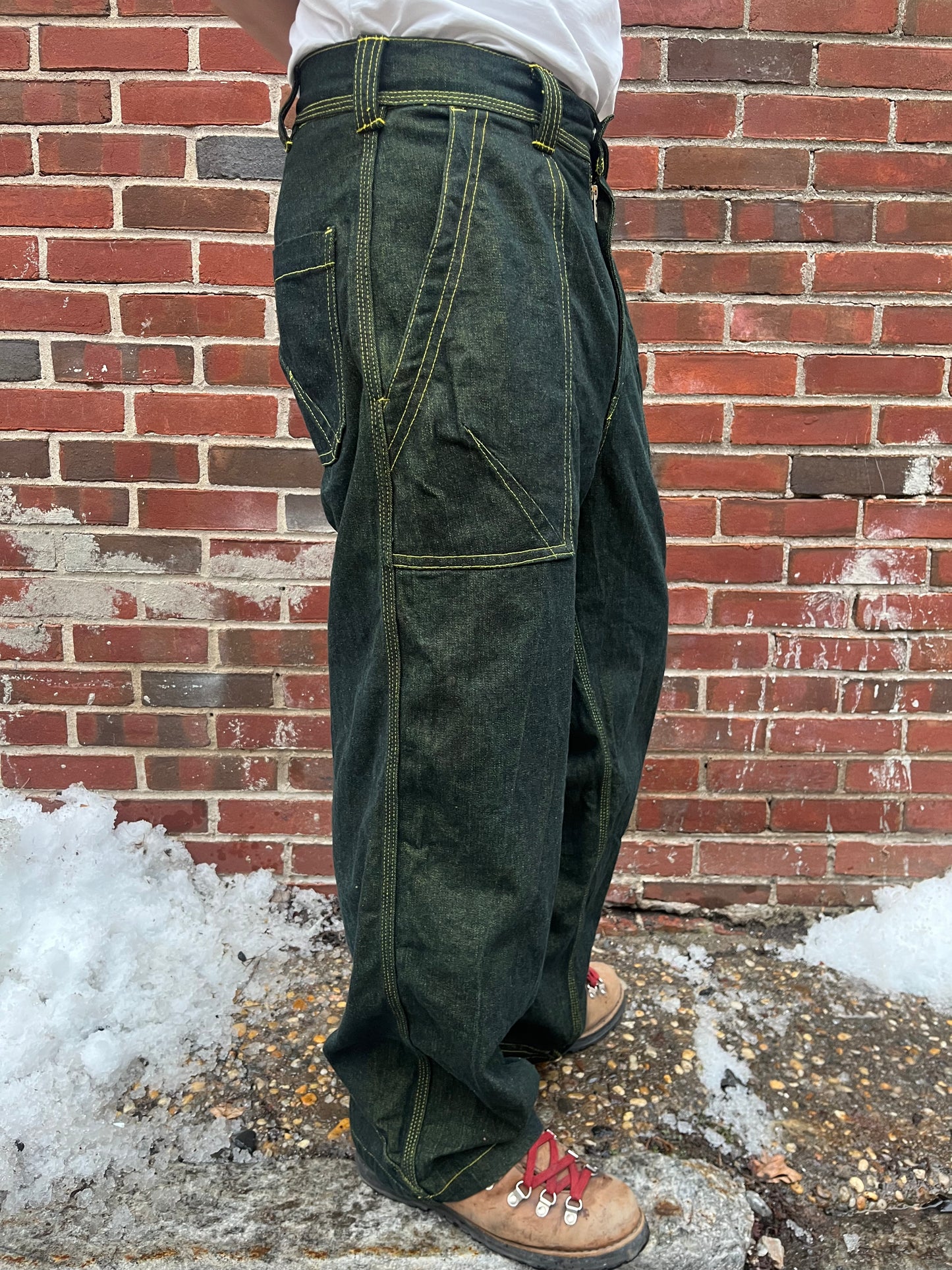 Dart Pocket Fatigue Pant - Turmeric Dyed Denim