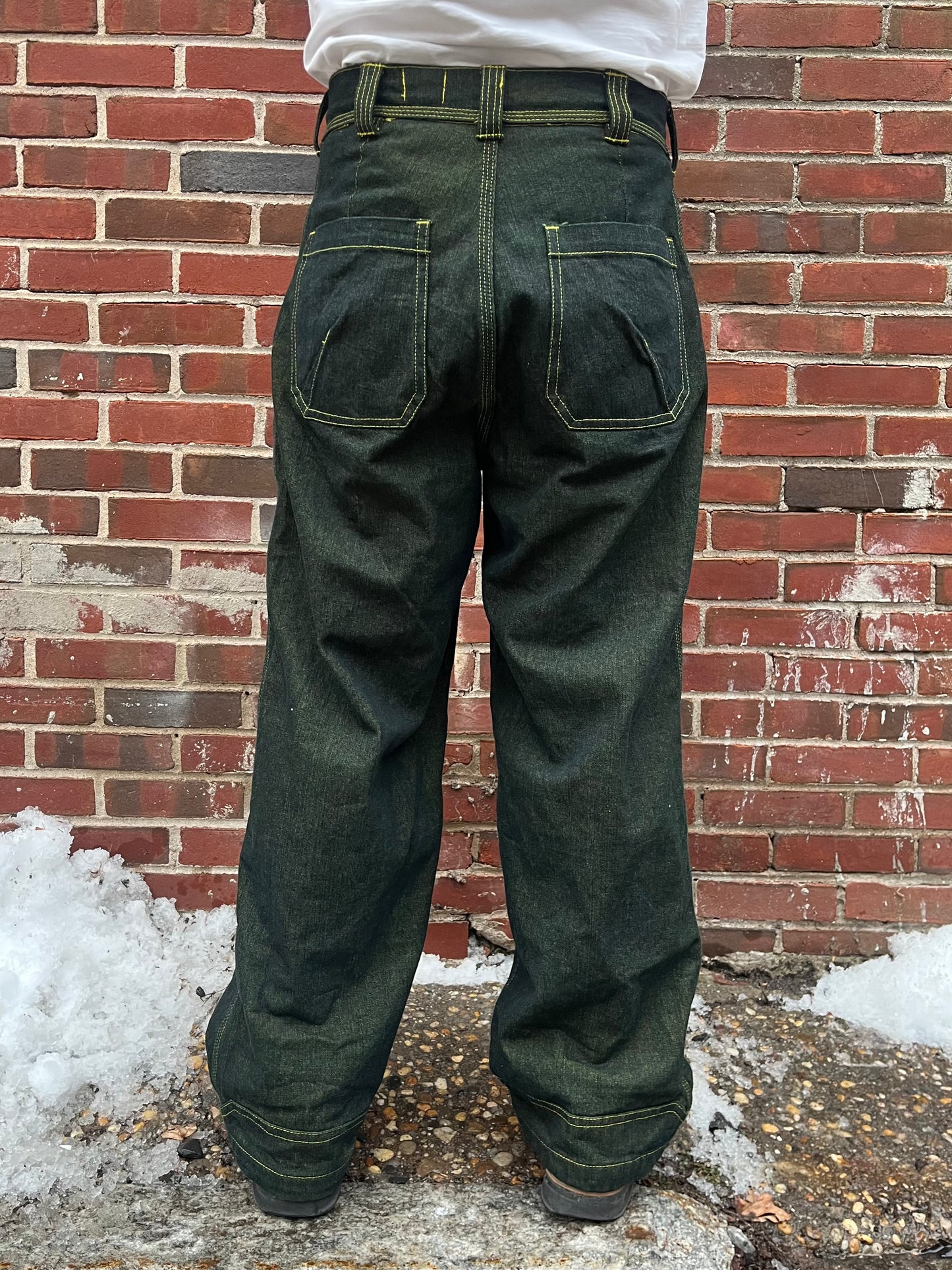 Dart Pocket Fatigue Pant - Turmeric Dyed Denim