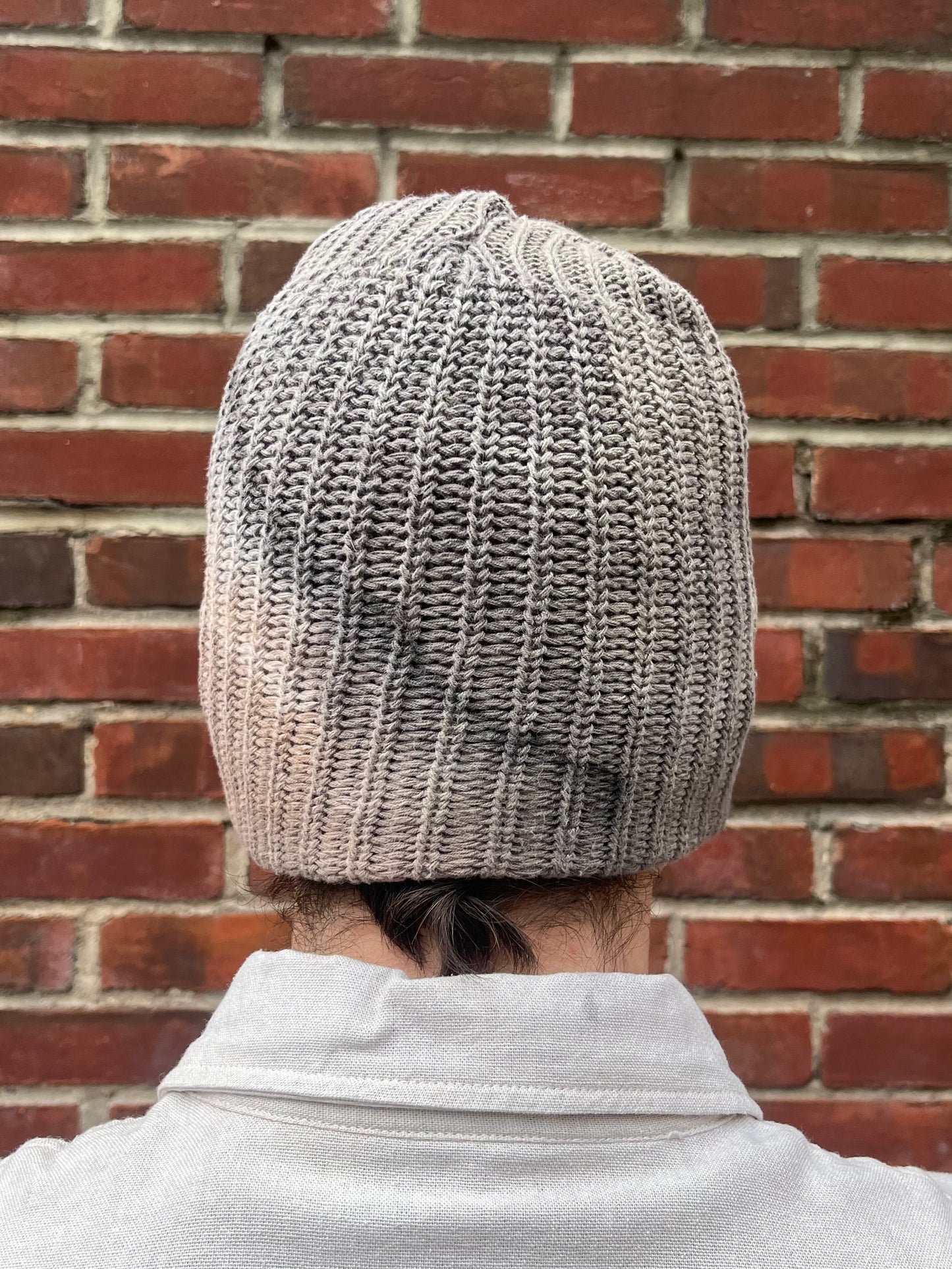 Watch Cap - Black Tea + Rust W/ Persimmon Dip