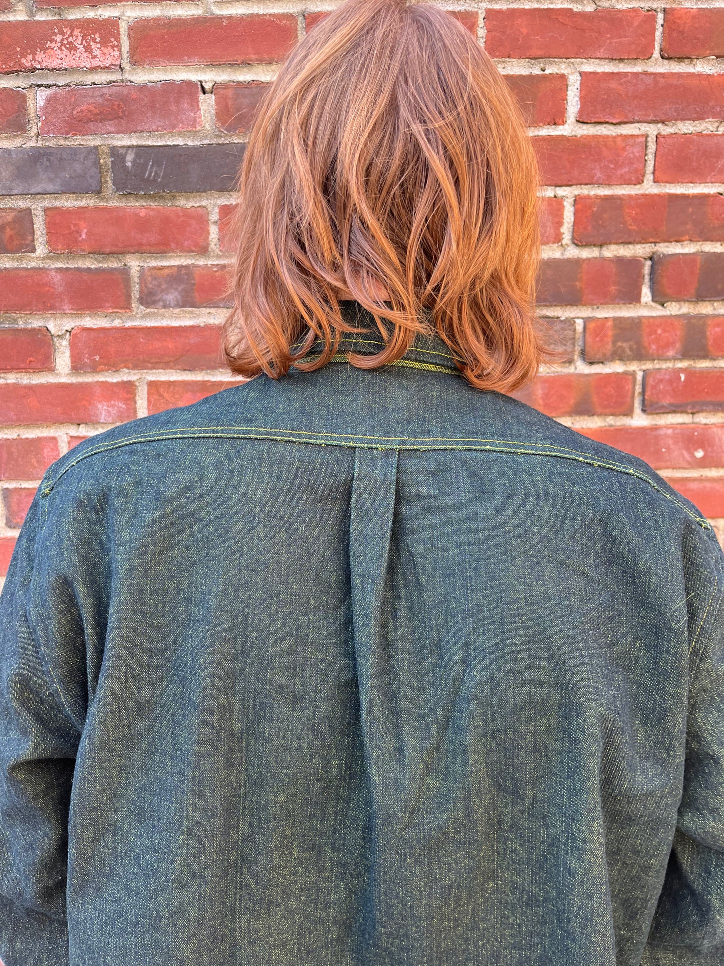 Slant Pocket BD Shirt - Turmeric Dyed Denim