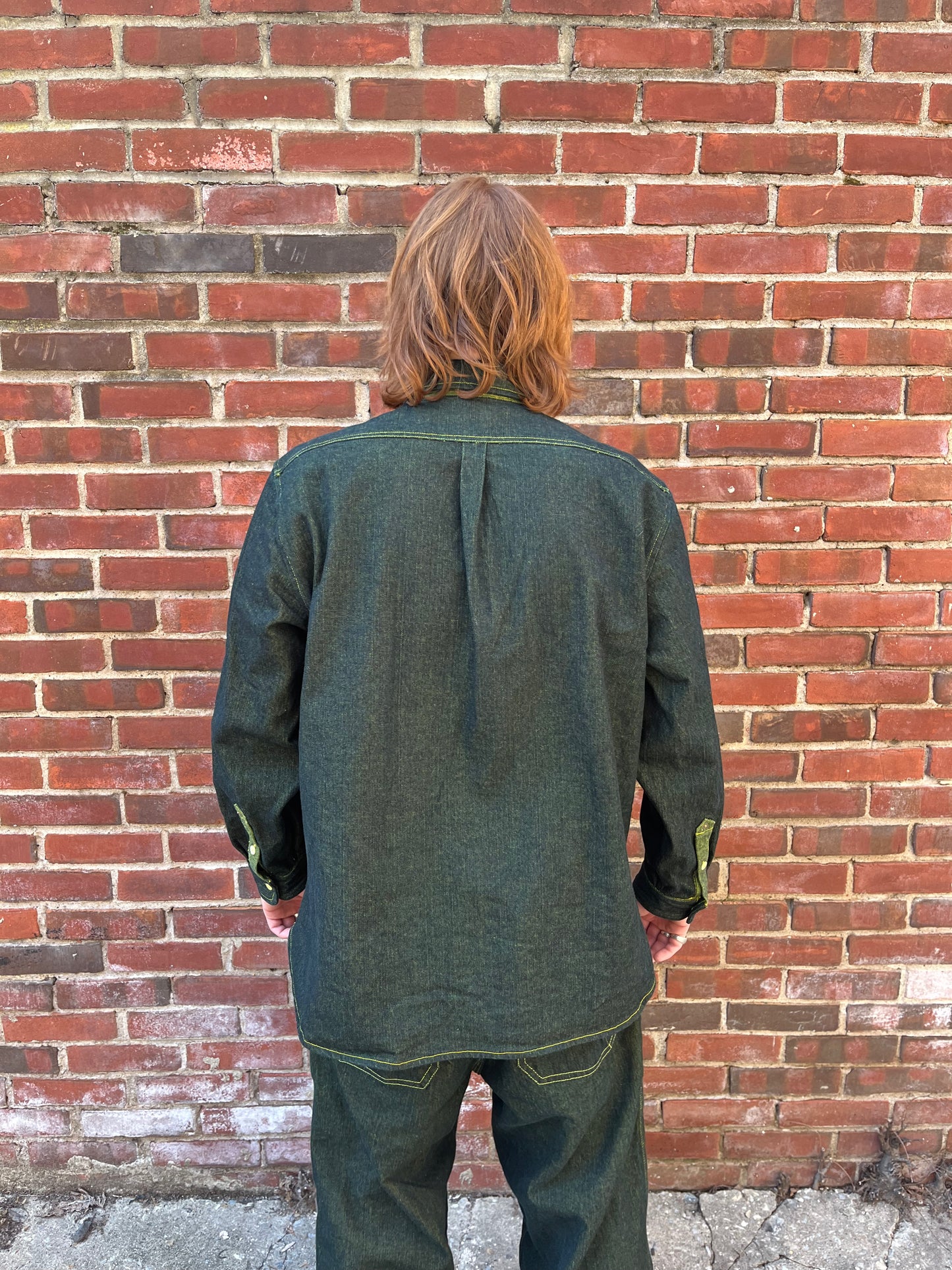 Slant Pocket BD Shirt - Turmeric Dyed Denim